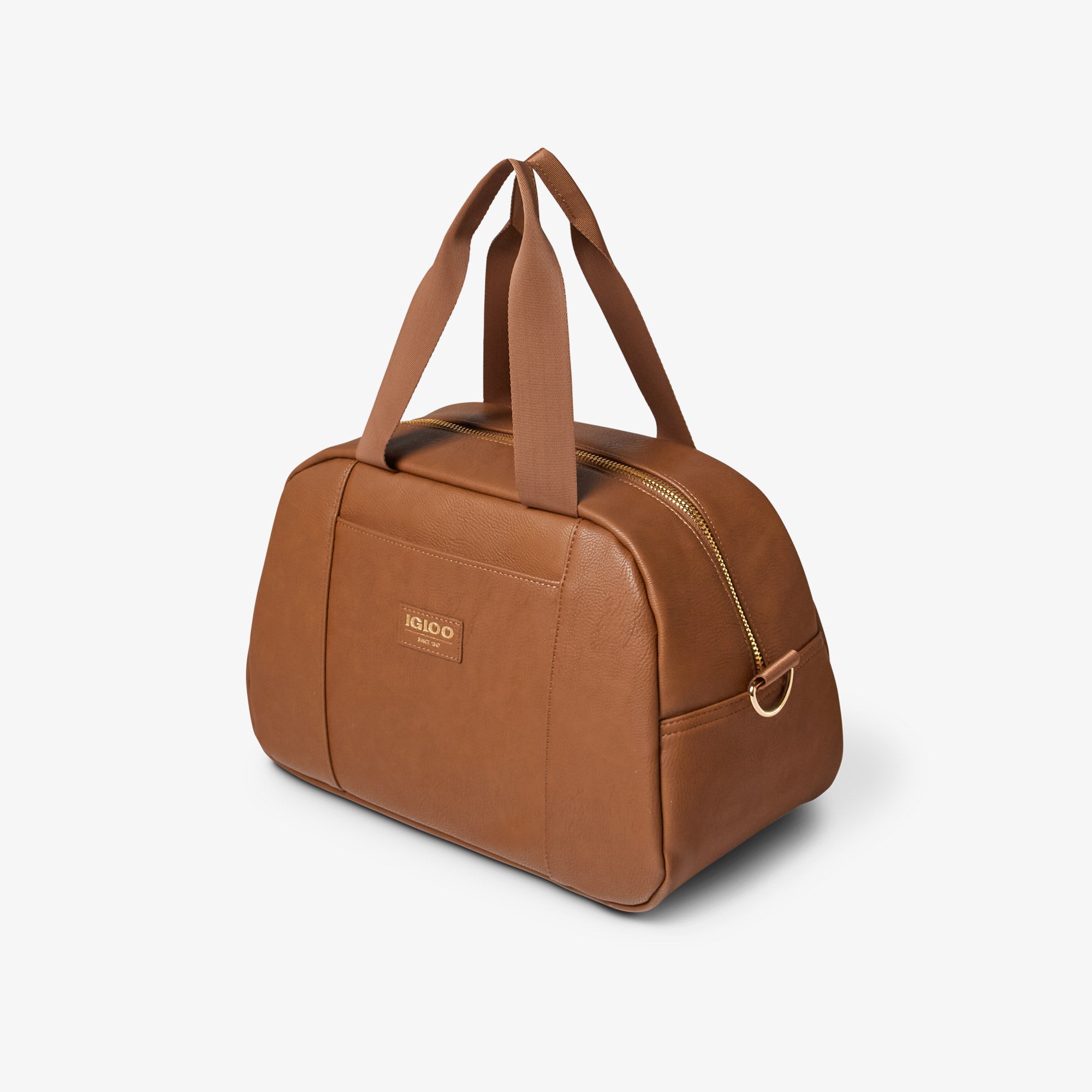 Igloo Luxe® Satchel Cooler Bag Q3 - Cognac - Product View