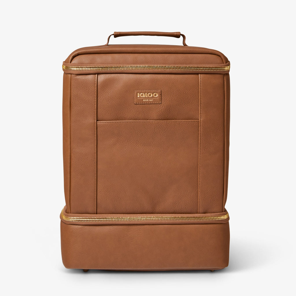 Igloo Luxe® Dual Compartment Backpack H1 - Cognac - Product View