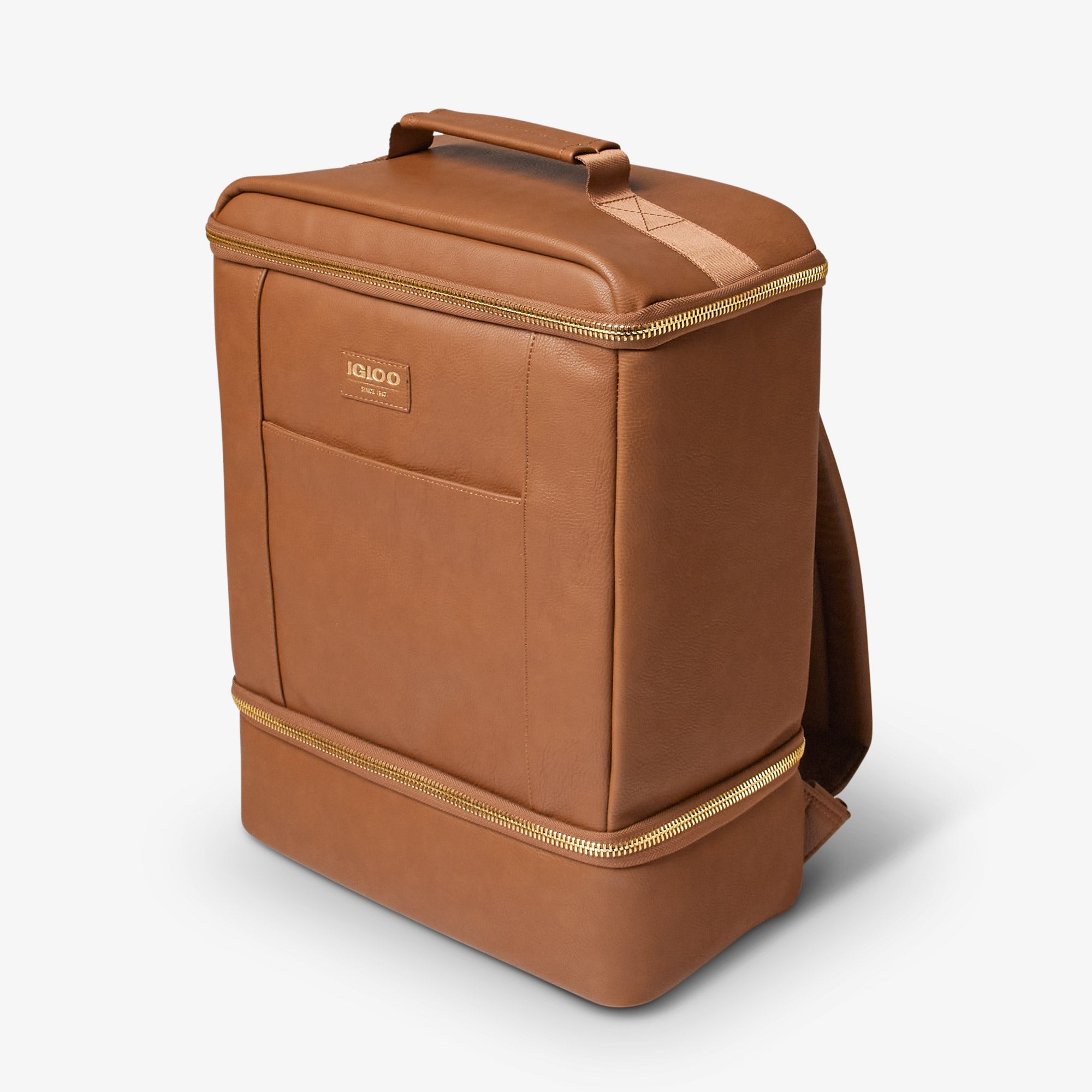 Igloo Luxe® Dual Compartment Backpack H1 - Cognac - Product View
