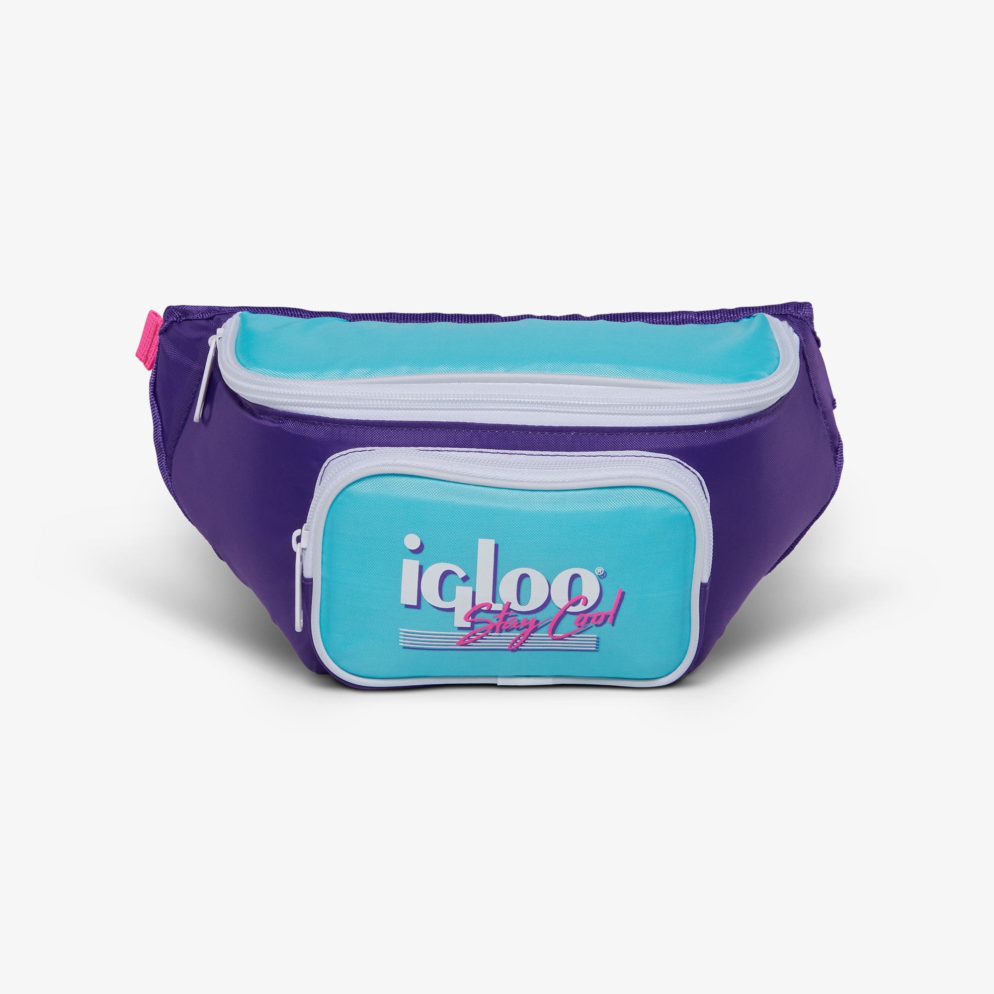 Retro Fanny Pack Y1 - Purple - Front View