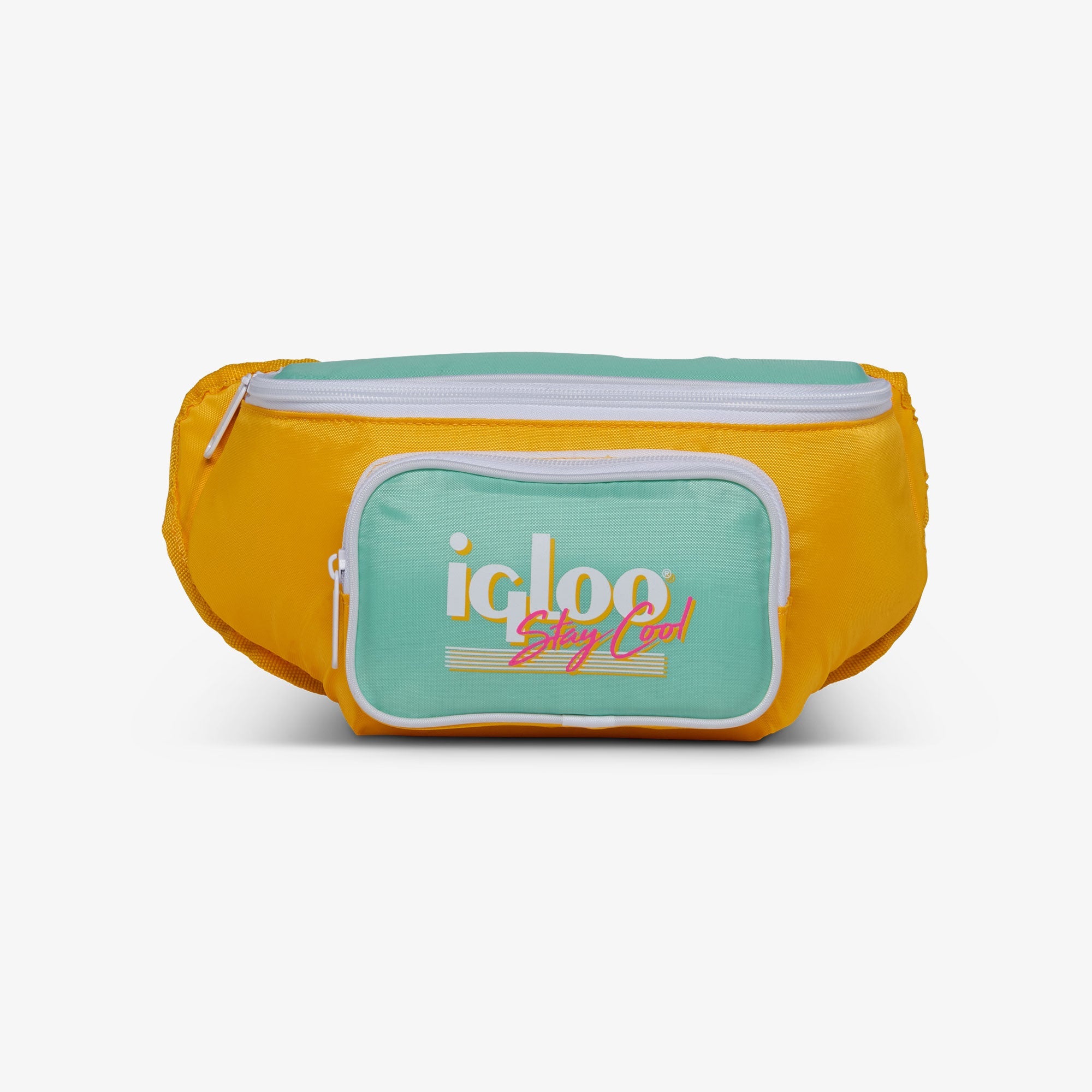 Retro Fanny Pack Y1 - Yellow - Front View