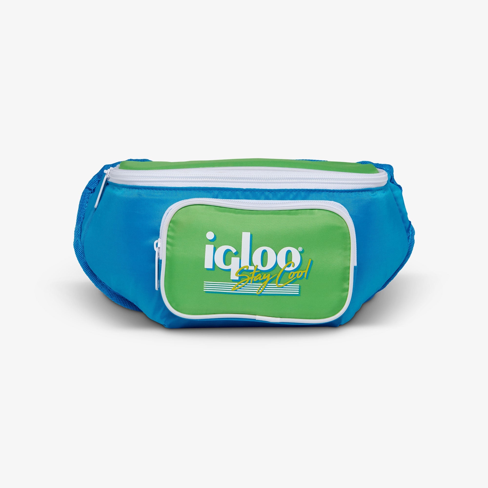 Retro Fanny Pack Y1 - Fiesta Blue - Front View