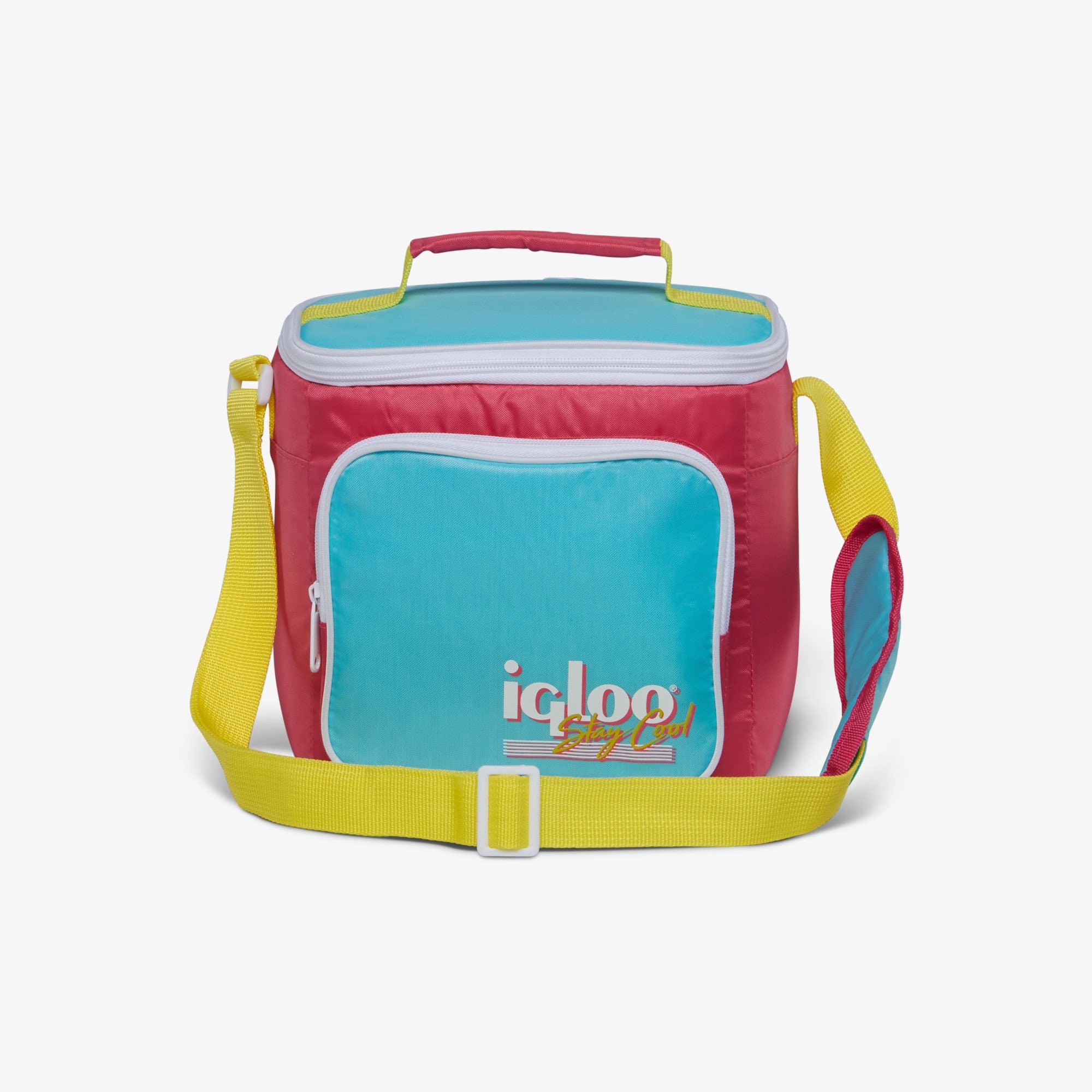 Retro Square Lunch Bag L2 - Watermelon - Front View
