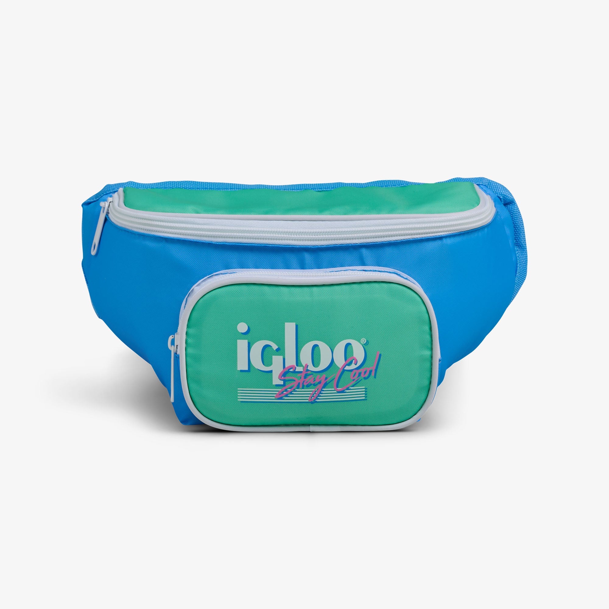 Retro Fanny Pack Y1 - Carolina Blue - Front View