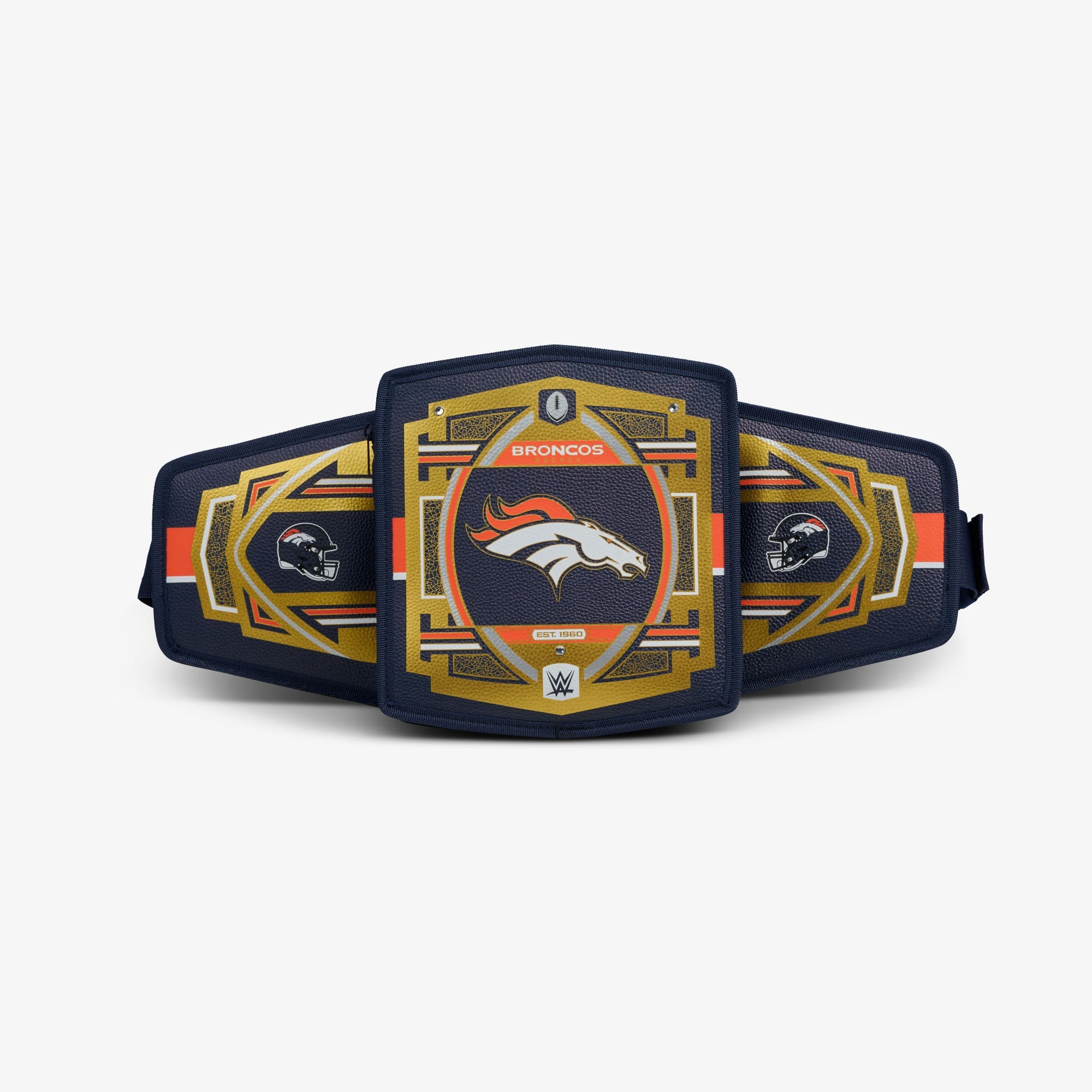 NFL WWE Cooler Fanny Pack F6 - Broncos - Front View