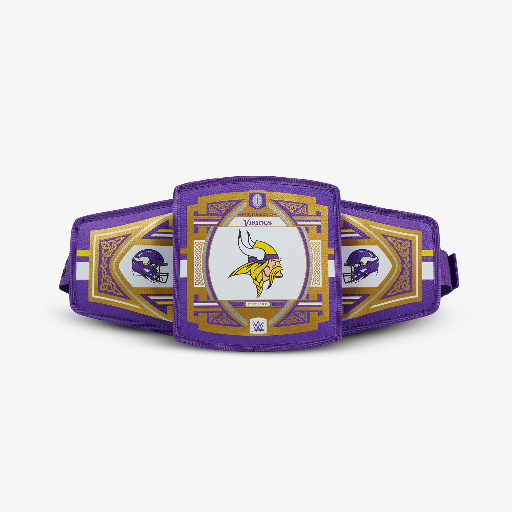 NFL WWE Cooler Fanny Pack F6 - Vikings - Front View