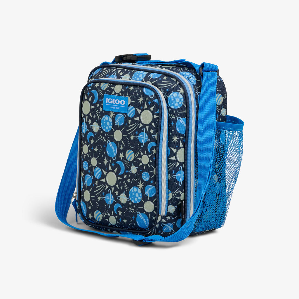 Kids Lunch Glow Vertical Cooler + Bento Box D3 - Cosmic Glow - Product View