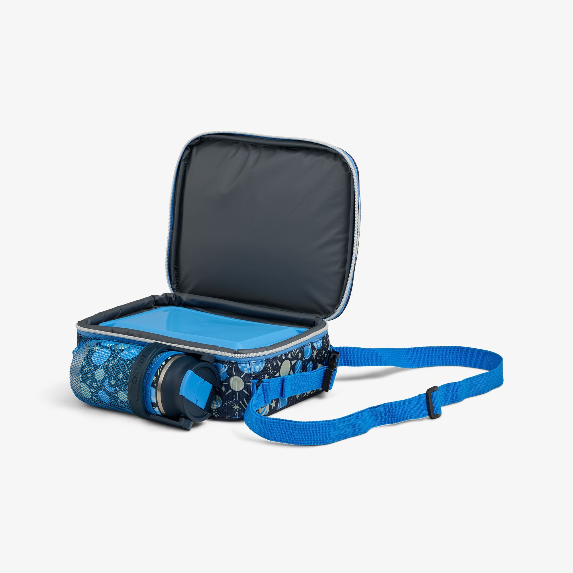 Kids Lunch Glow Vertical Cooler + Bento Box D3 - Cosmic Glow - Product View