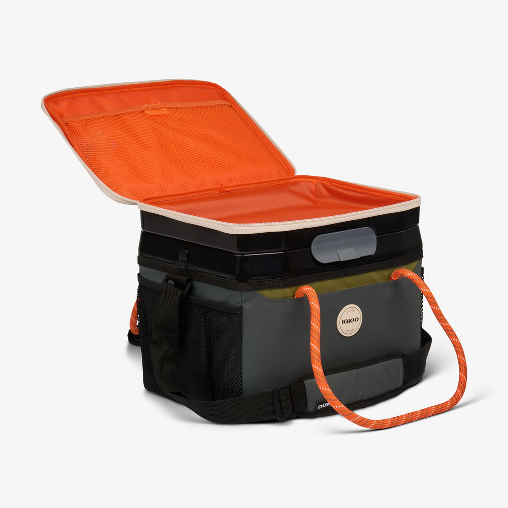 Summit Cool Fusion 18-Can Cooler Bag Z2 - Tactical Gray - Open View