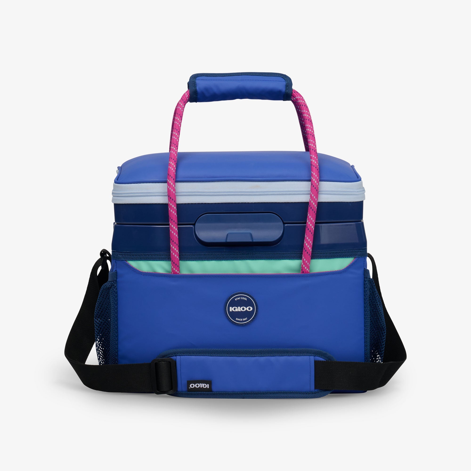 Summit Cool Fusion 18-Can Cooler Bag Z2 - Electric Indigo - Front View