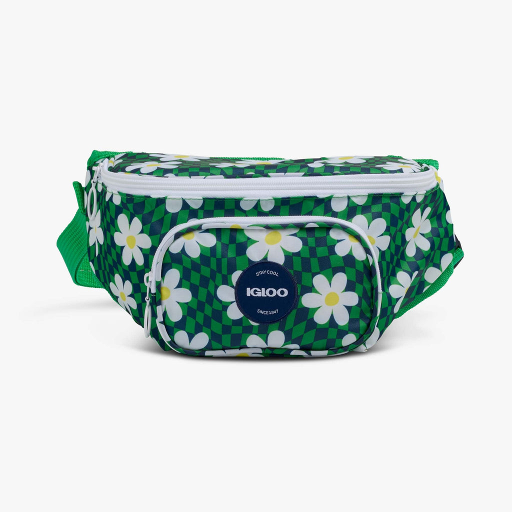 Retro Fanny Pack Y1 - Psychedelic Daisy - Front View