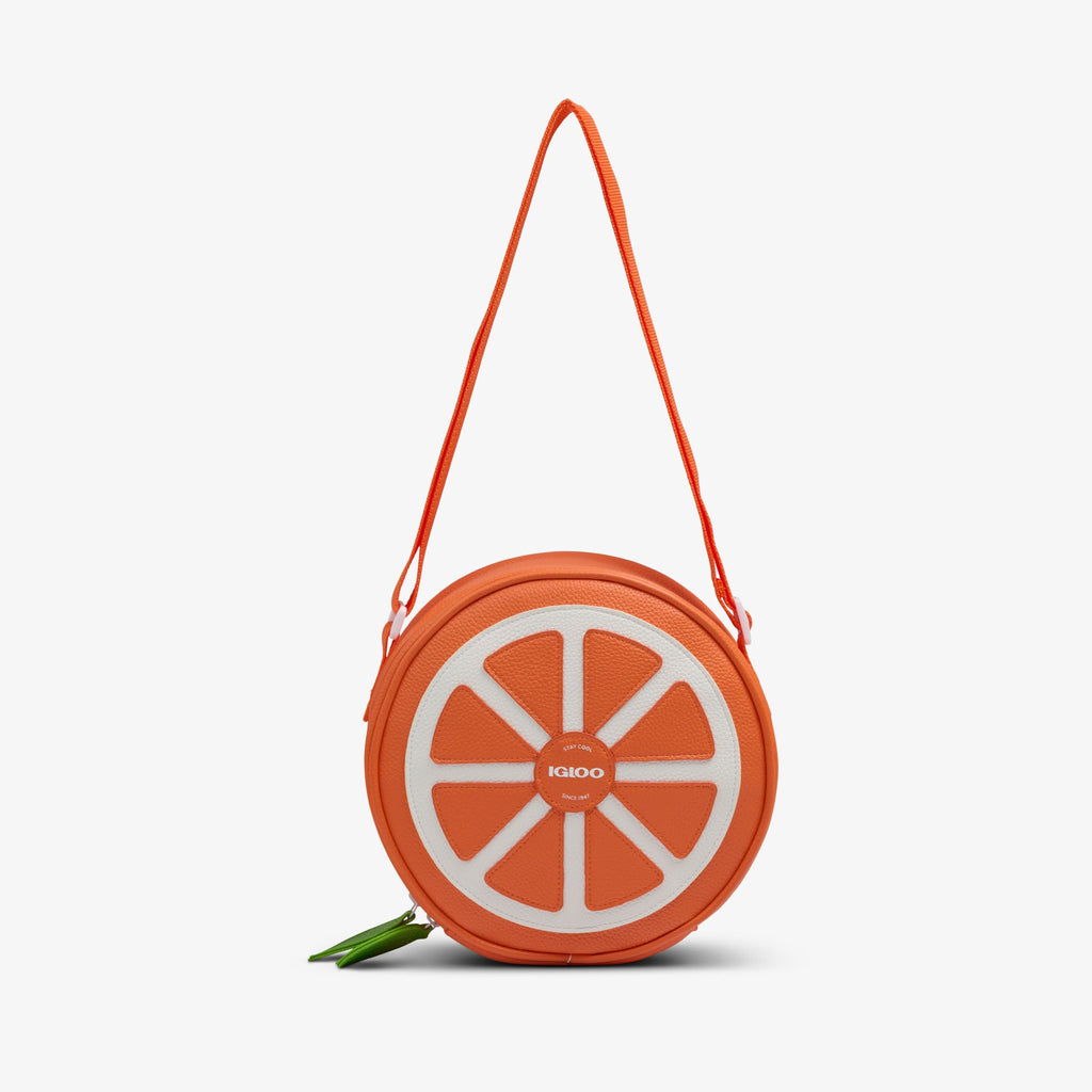 Citrus Crossbody Cooler Bag N5 - Orange - Strap View