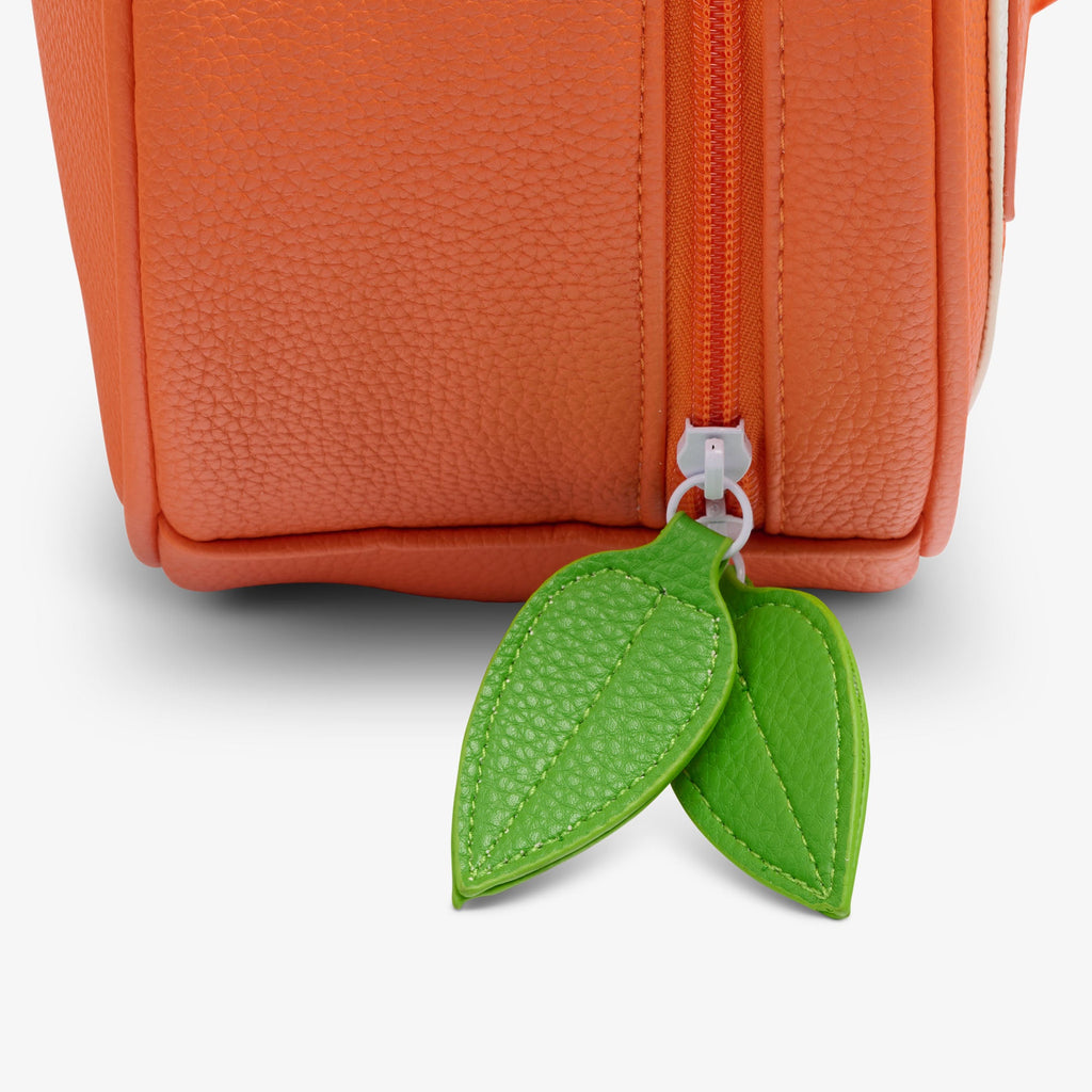 Citrus Crossbody Cooler Bag N5 - Orange - Zipper View