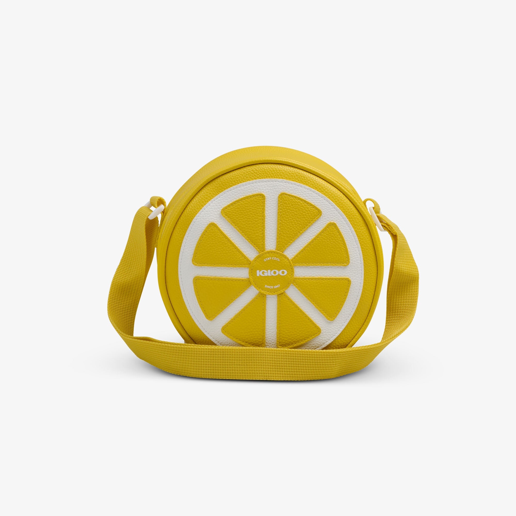 Citrus Crossbody Cooler Bag N5 - Lemon - Front View