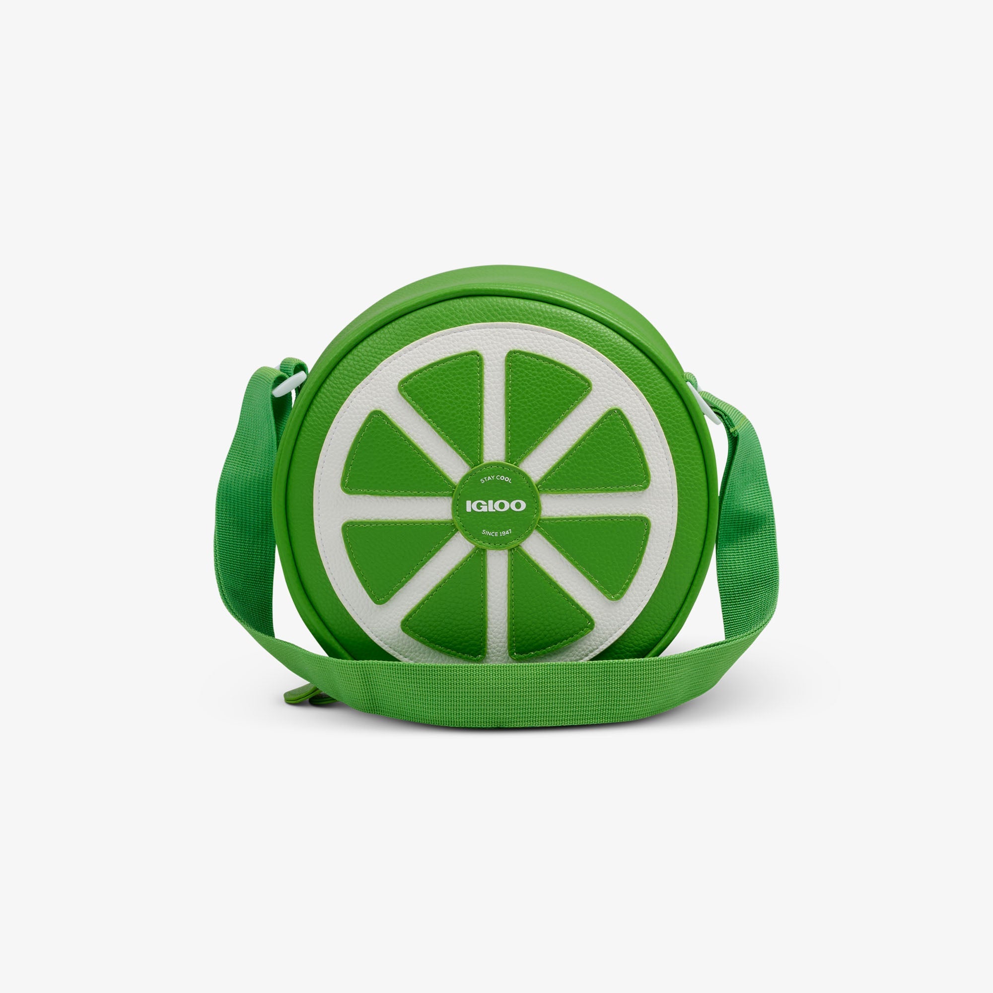 Citrus Crossbody Cooler Bag N5 - Lime - Front View