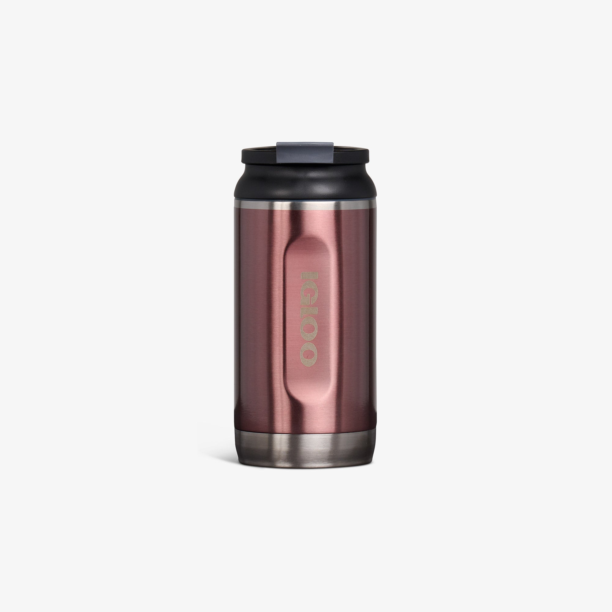 12 Oz Flip ‘n’ Sip Tumbler D4 - Gloss Flamingo - Front View