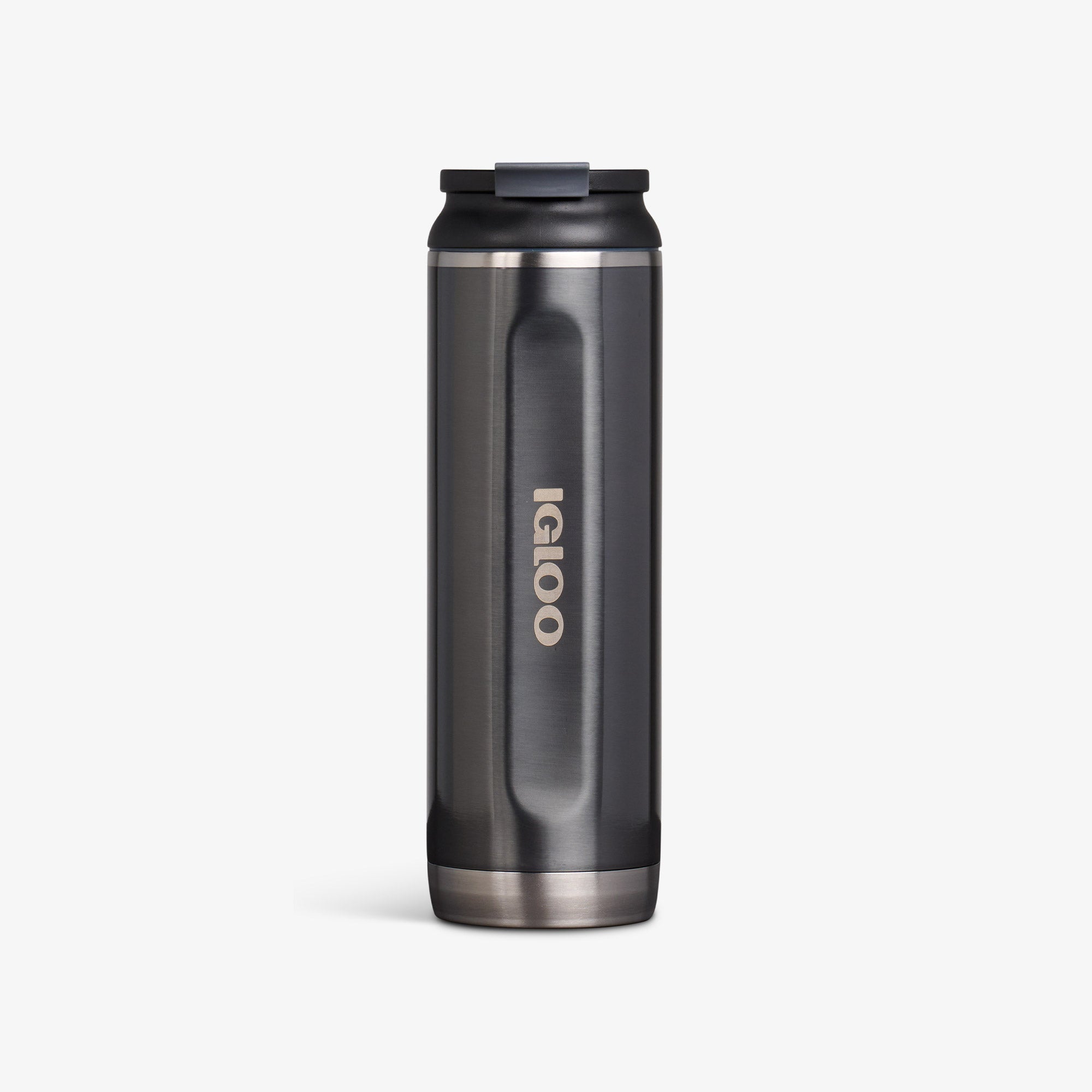 20 Oz Flip ‘n’ Sip Tumbler M3 - Gloss Carbonite - Front View