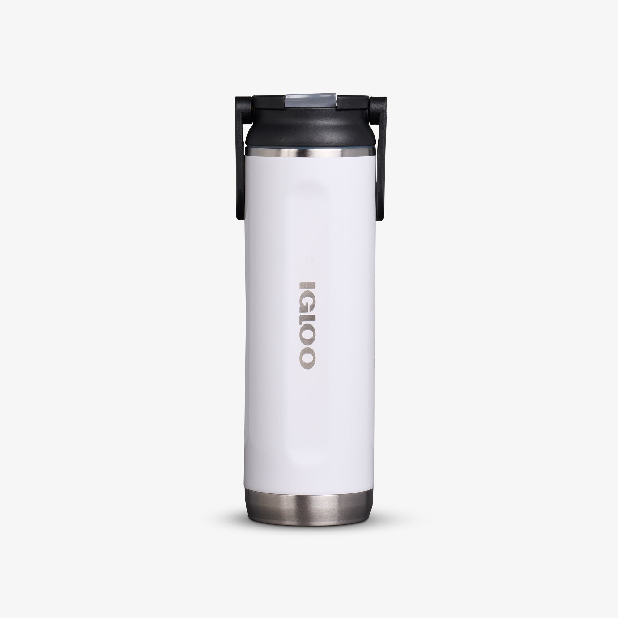 20 Oz Sport Sipper Bottle G8 - Gloss White - Front View