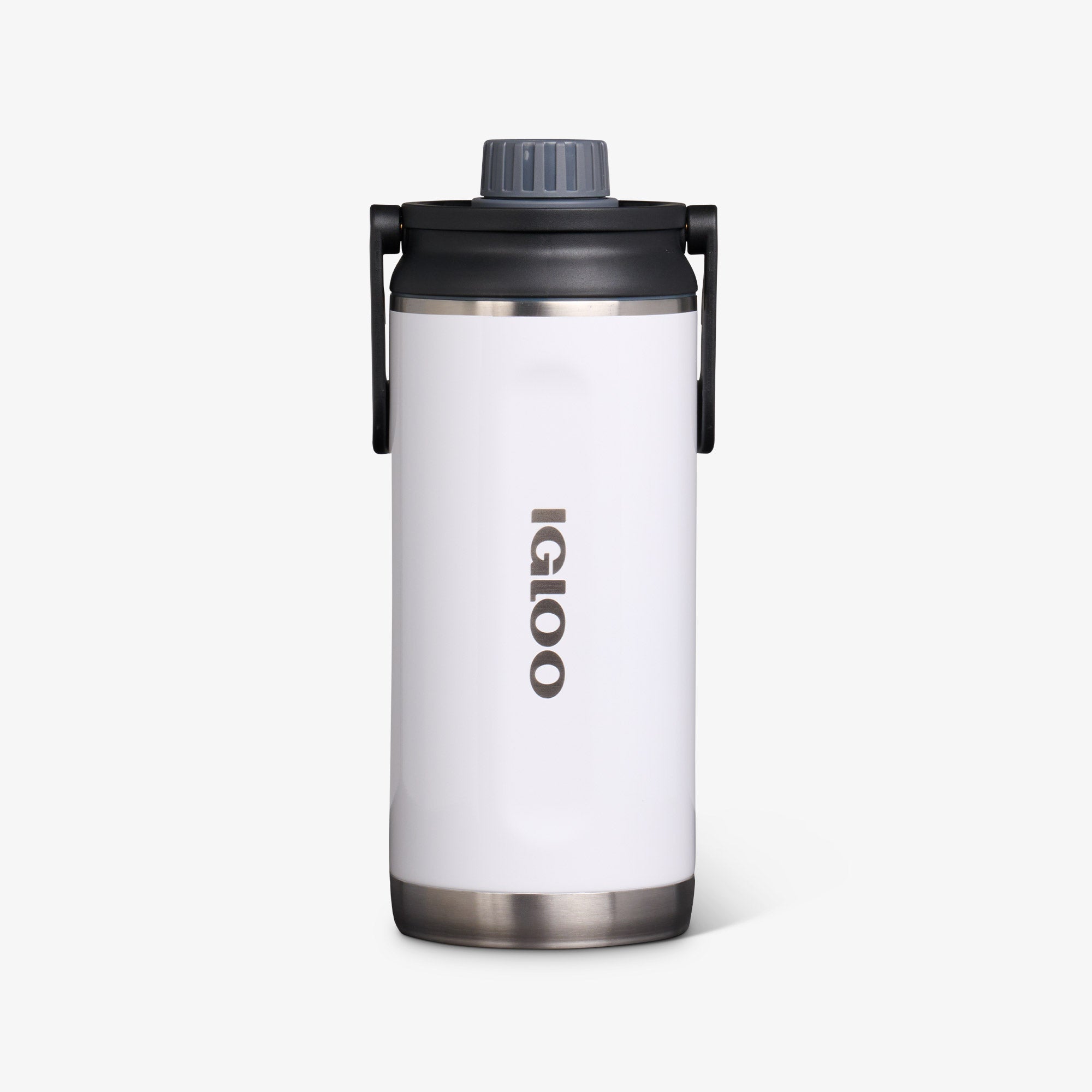 36 Oz Twist ‘n’ Chug Bottle N6 - Gloss White - Front View