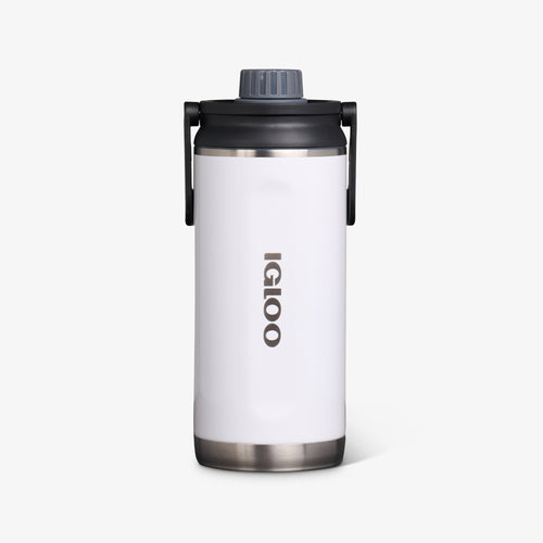 36 Oz Twist ‘n’ Chug Bottle N6 - Gloss White - Front View
