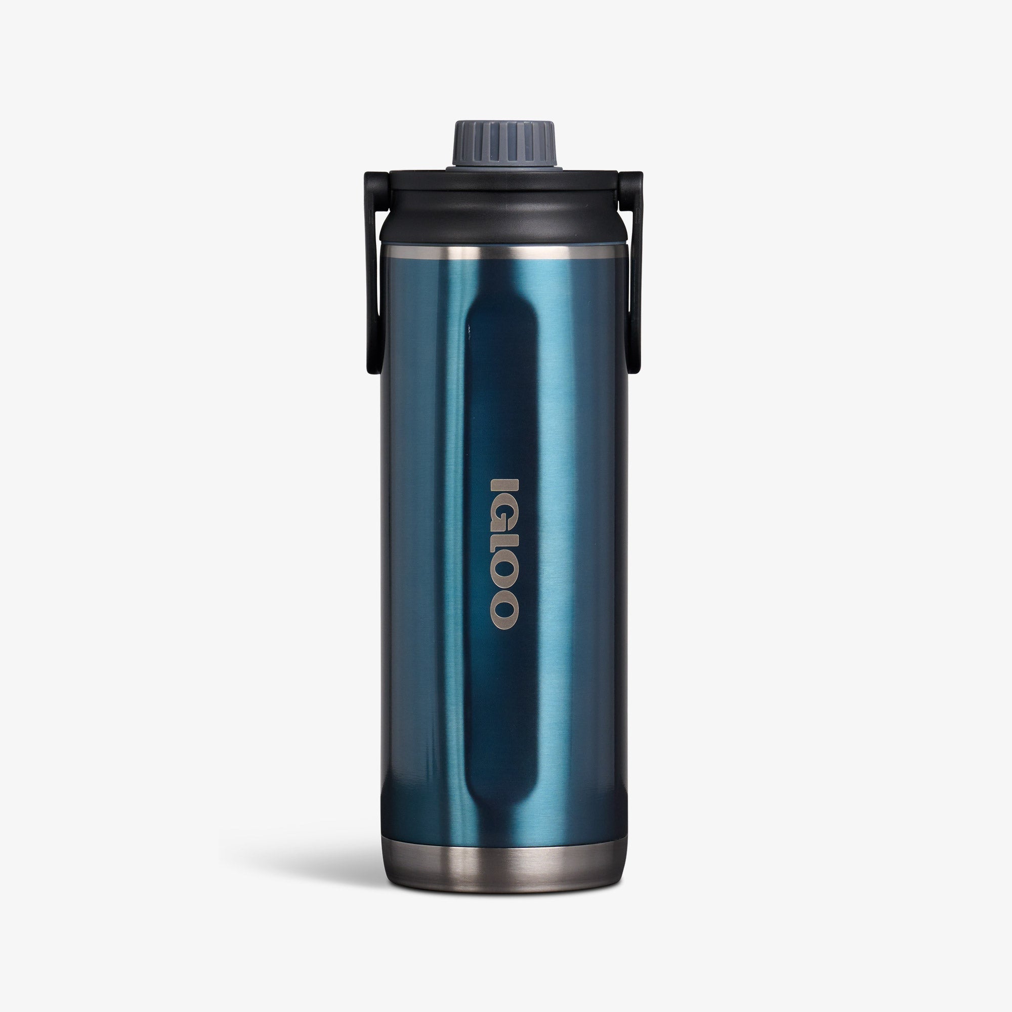 46 Oz Twist ‘n’ Chug Bottle T0 - Gloss Modern Blue - Front View