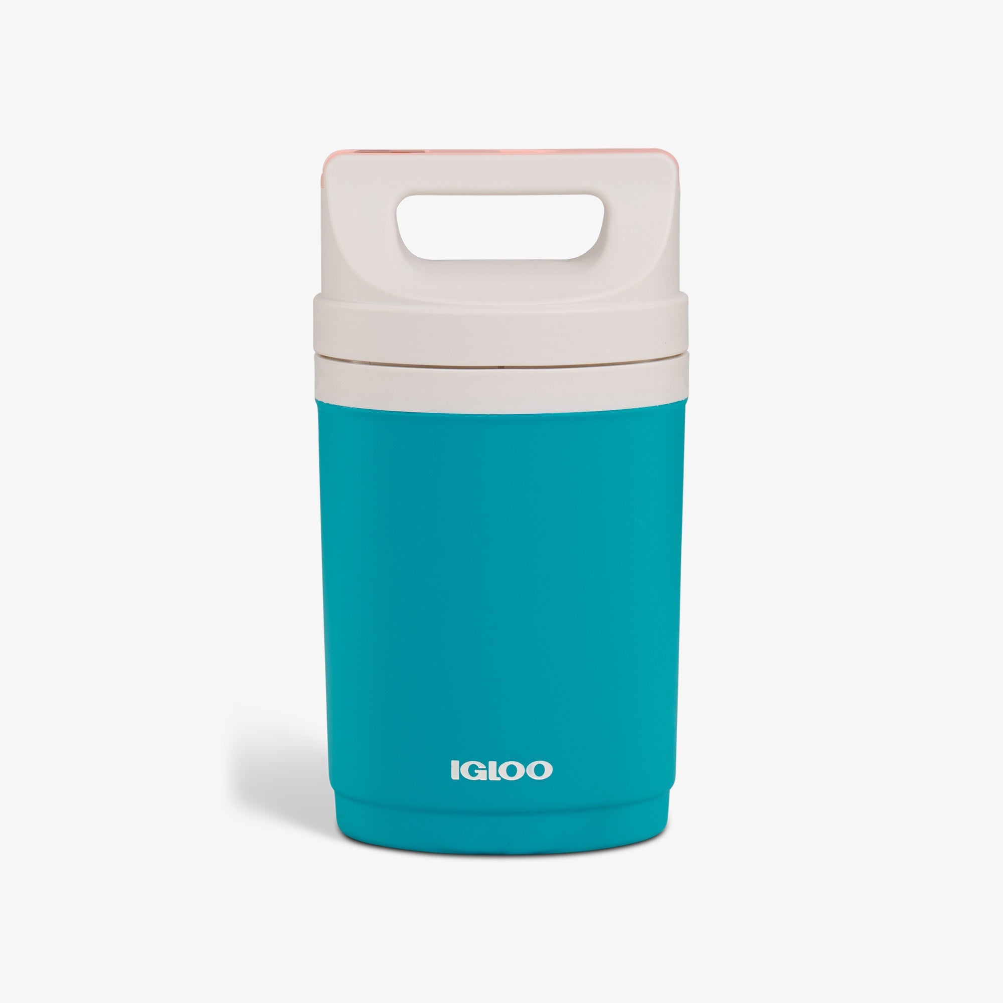 Retro Playmate Half Gallon Jug V0 - Turquoise - Front View
