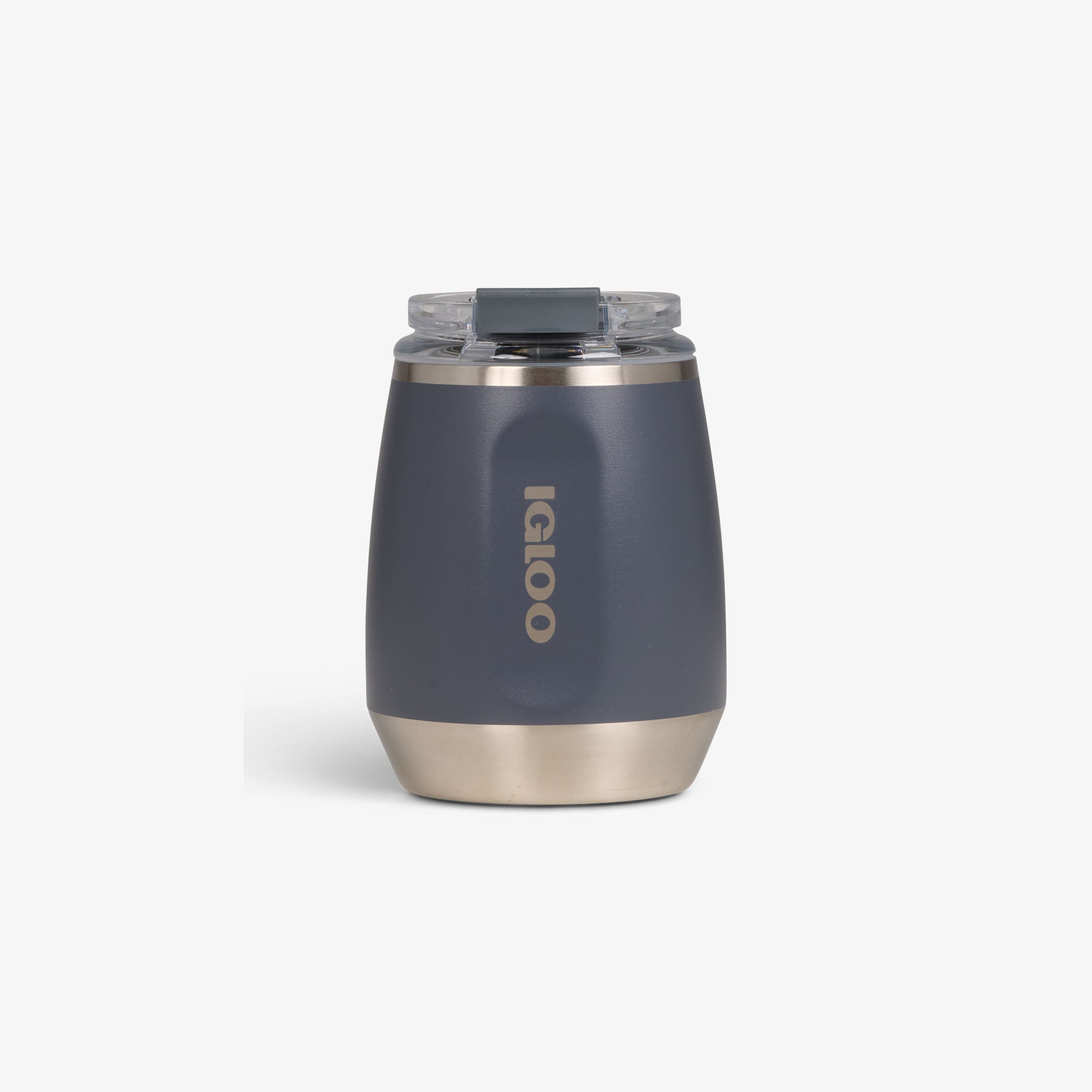 10 Oz Wine Tumbler L2 - Carbonite - Carbonite - Custom - Front View