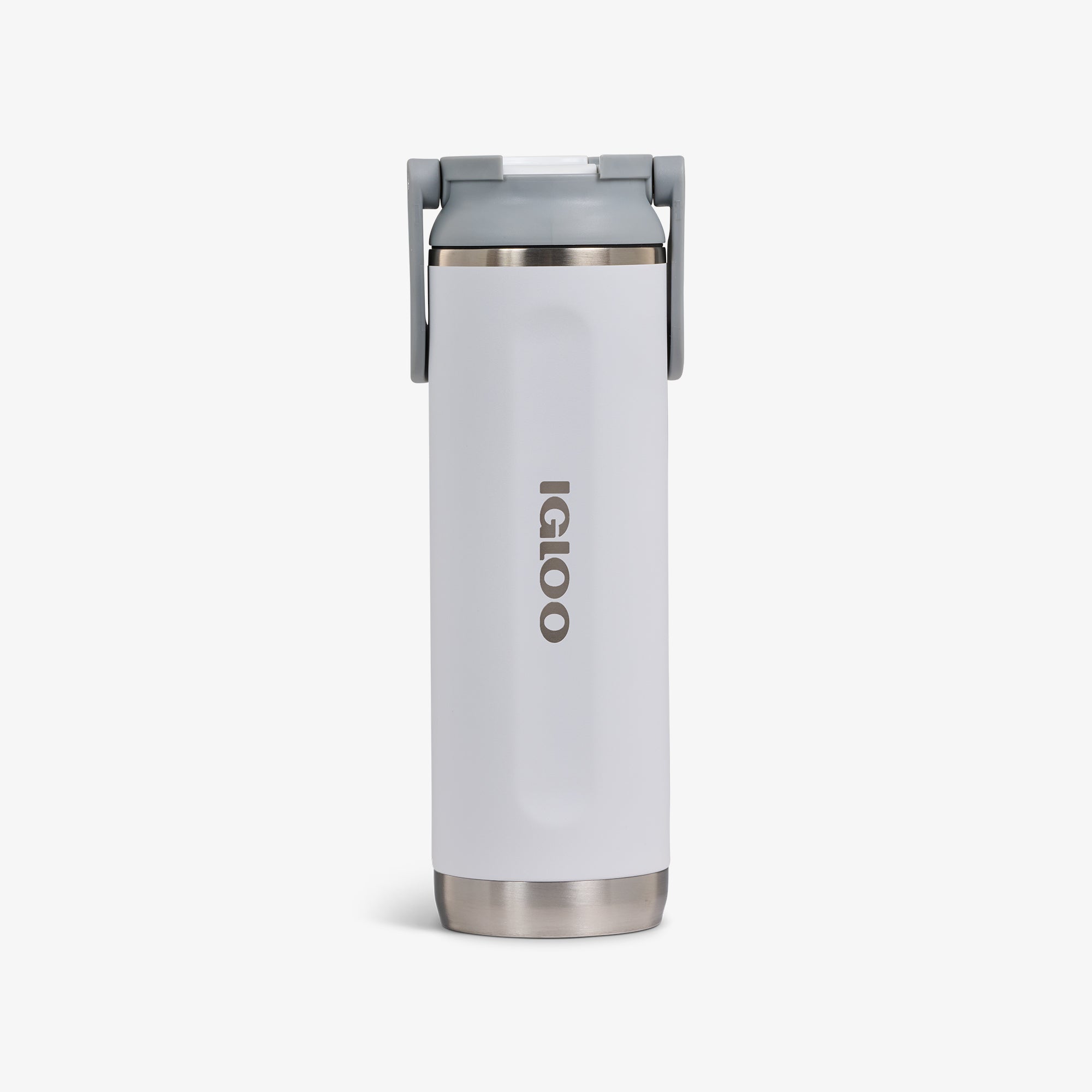 20 Oz Sport Sipper Bottle G8 - White - Front View