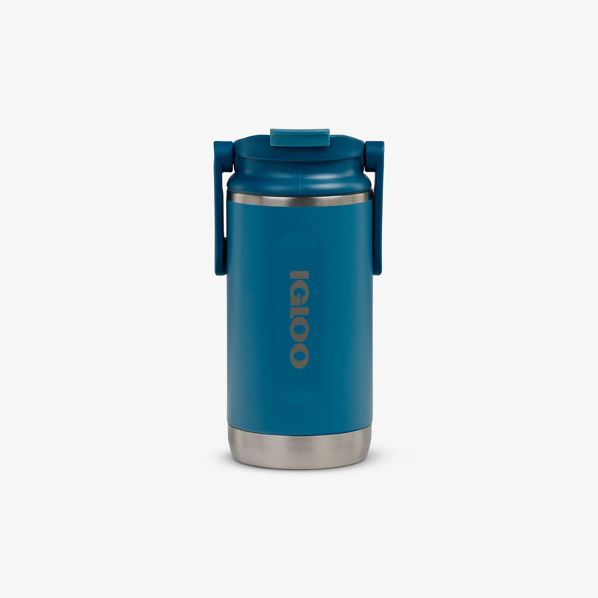 12 Oz Flip ‘n’ Sip Tumbler D4 - Modern Blue - Front View