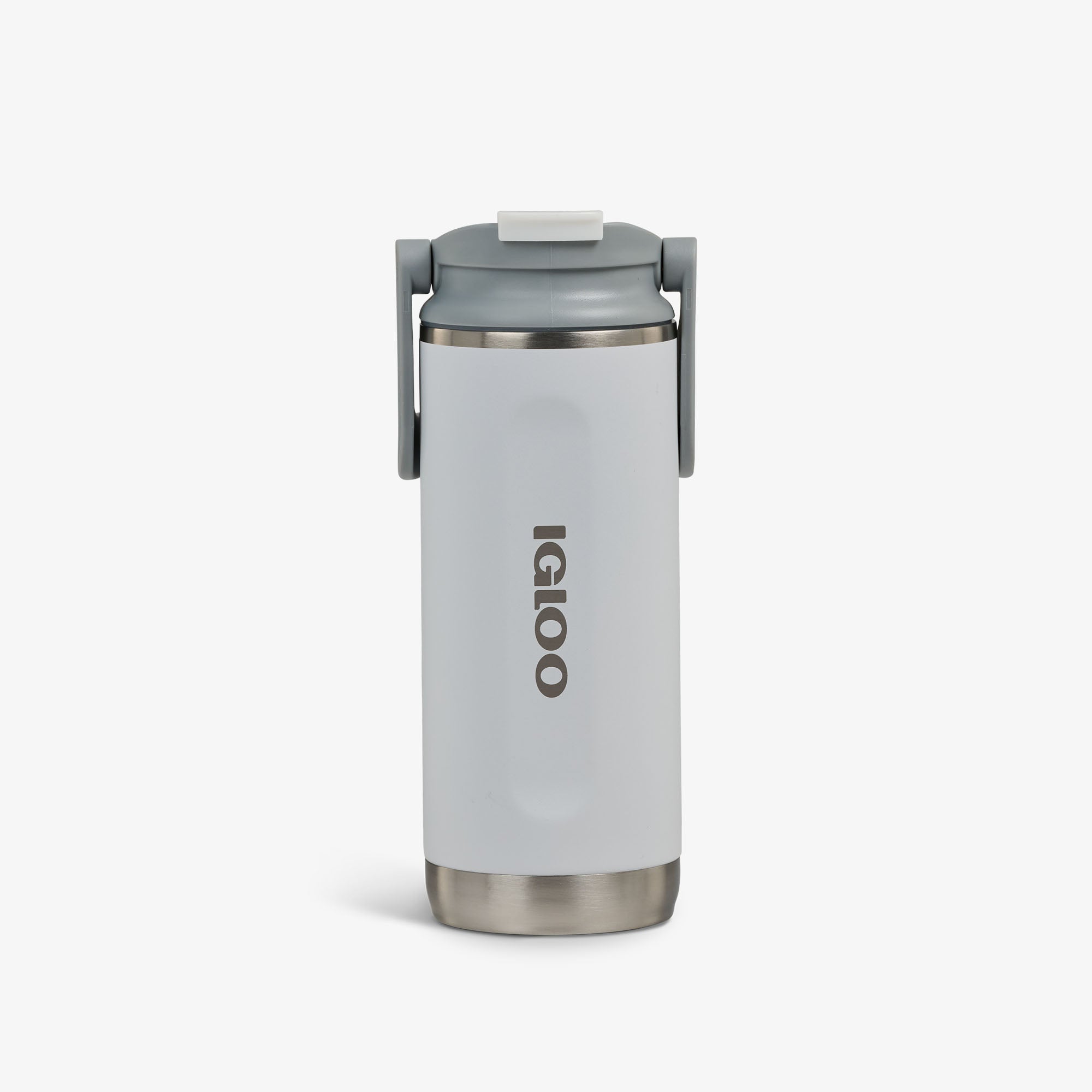 16 Oz Flip ‘n’ Sip Tumbler L0 - White - Front View