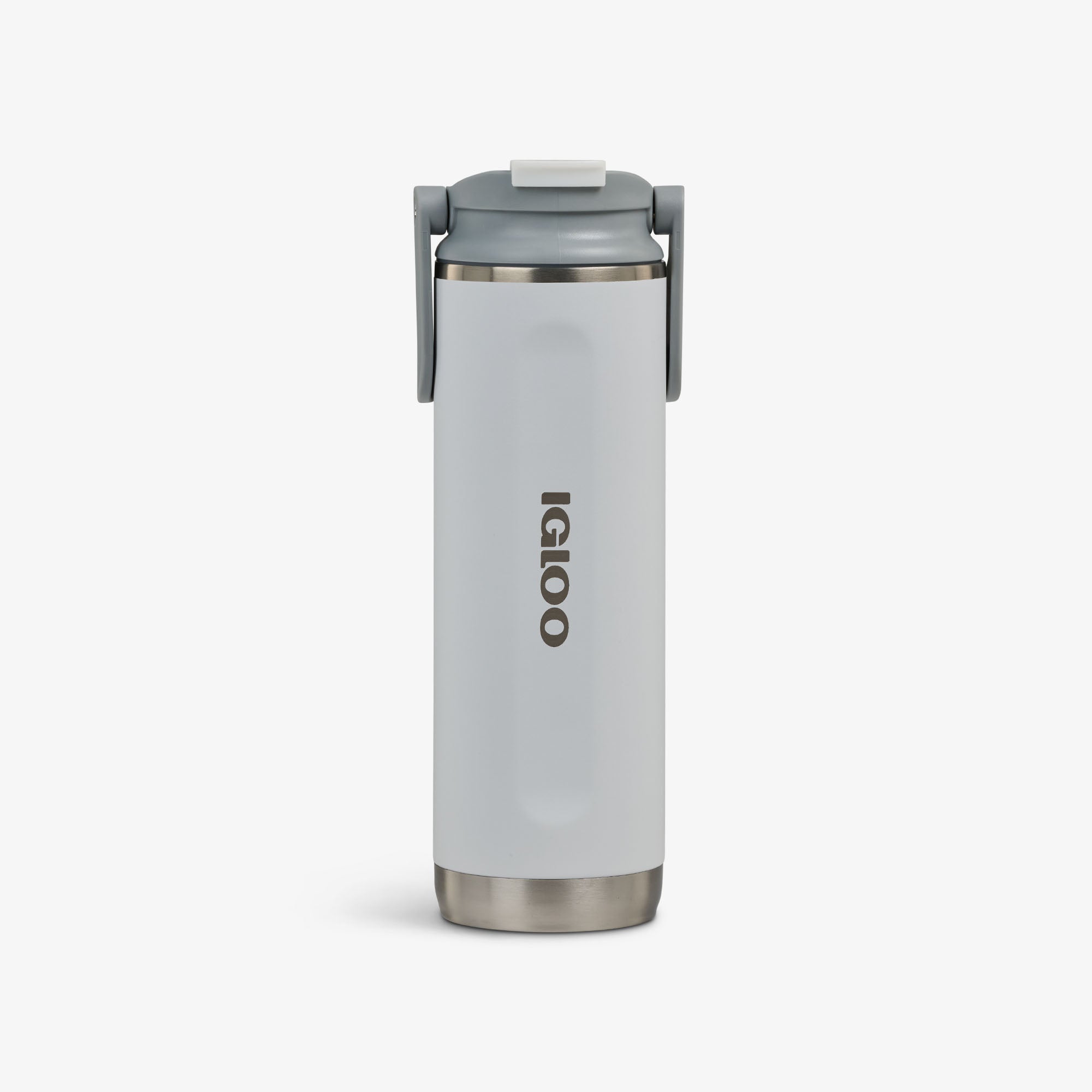 20 Oz Flip ‘n’ Sip Tumbler M3 - White - Front View