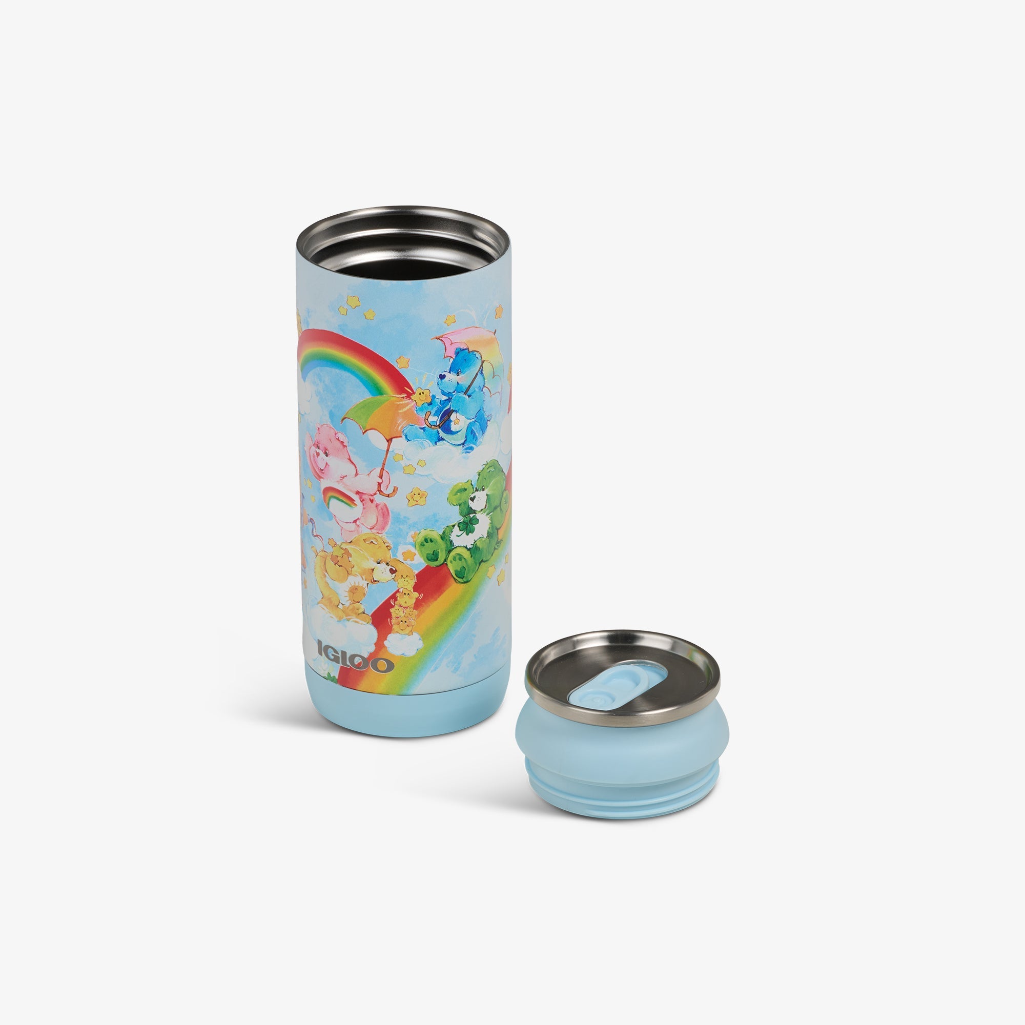 The Care Bears™ 16 Oz Can C4 - Blue - Open View