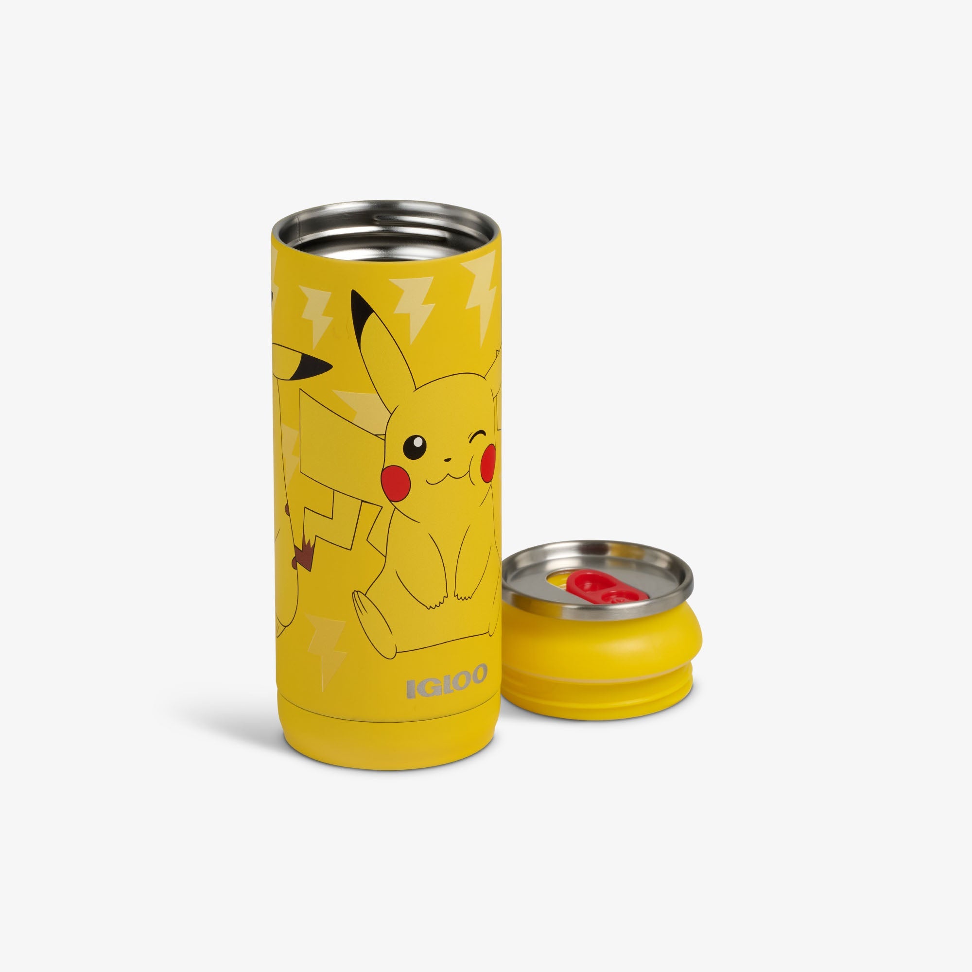 Pokémon 16 Oz Can P6 - Pikachu - Open View
