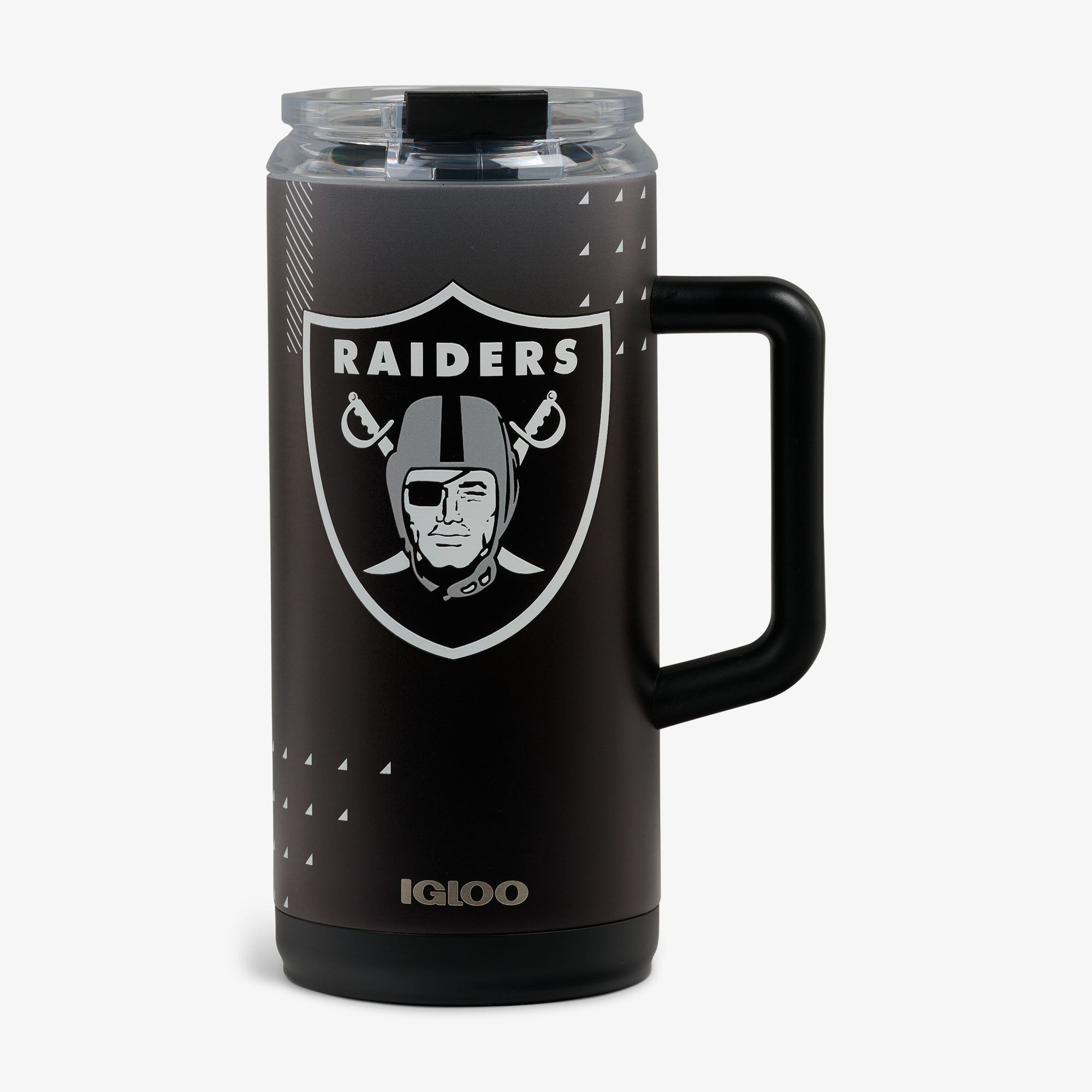 NFL 1L Beer Mug F1 - Raiders - Front View