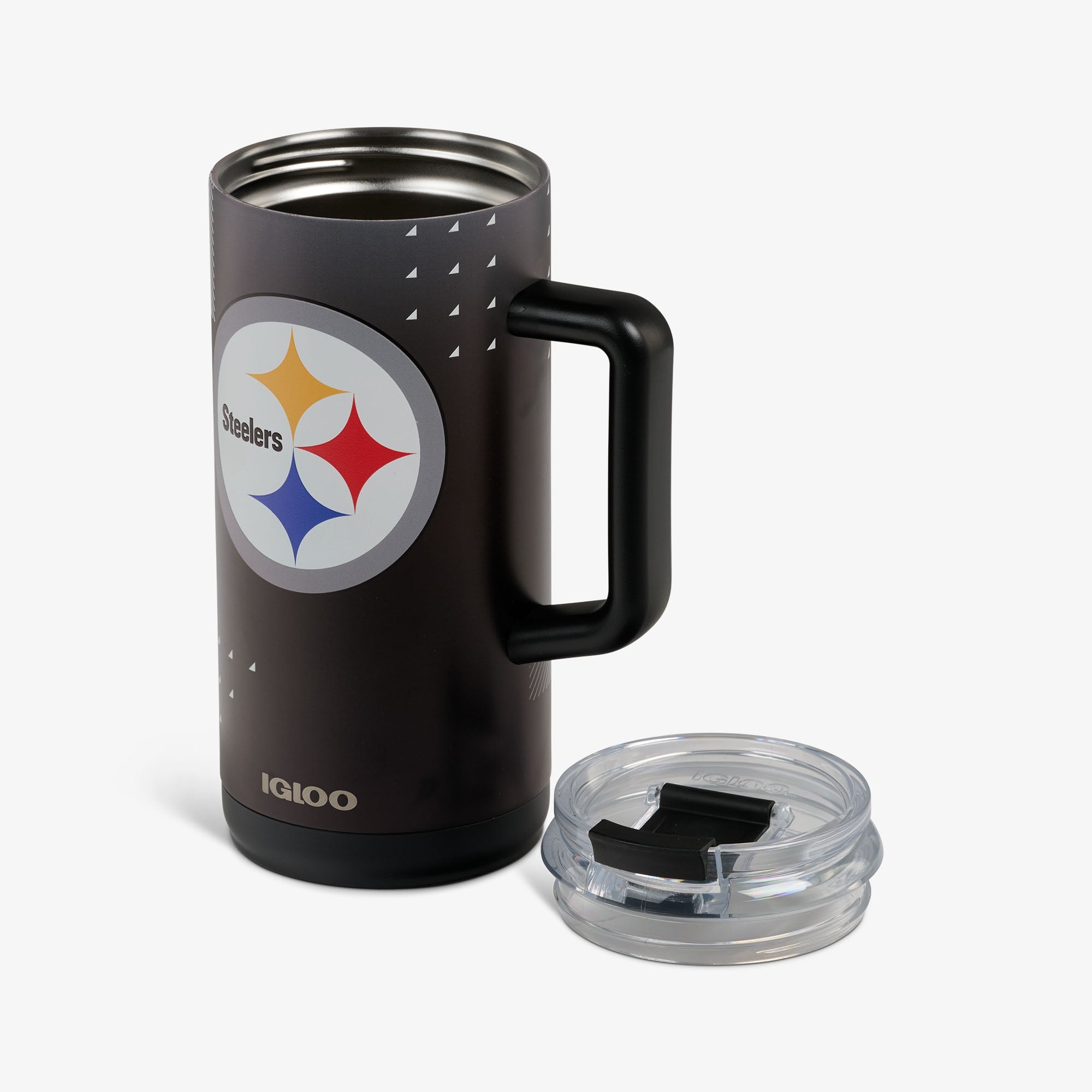 NFL 1L Beer Mug F1 - Steelers - Open View