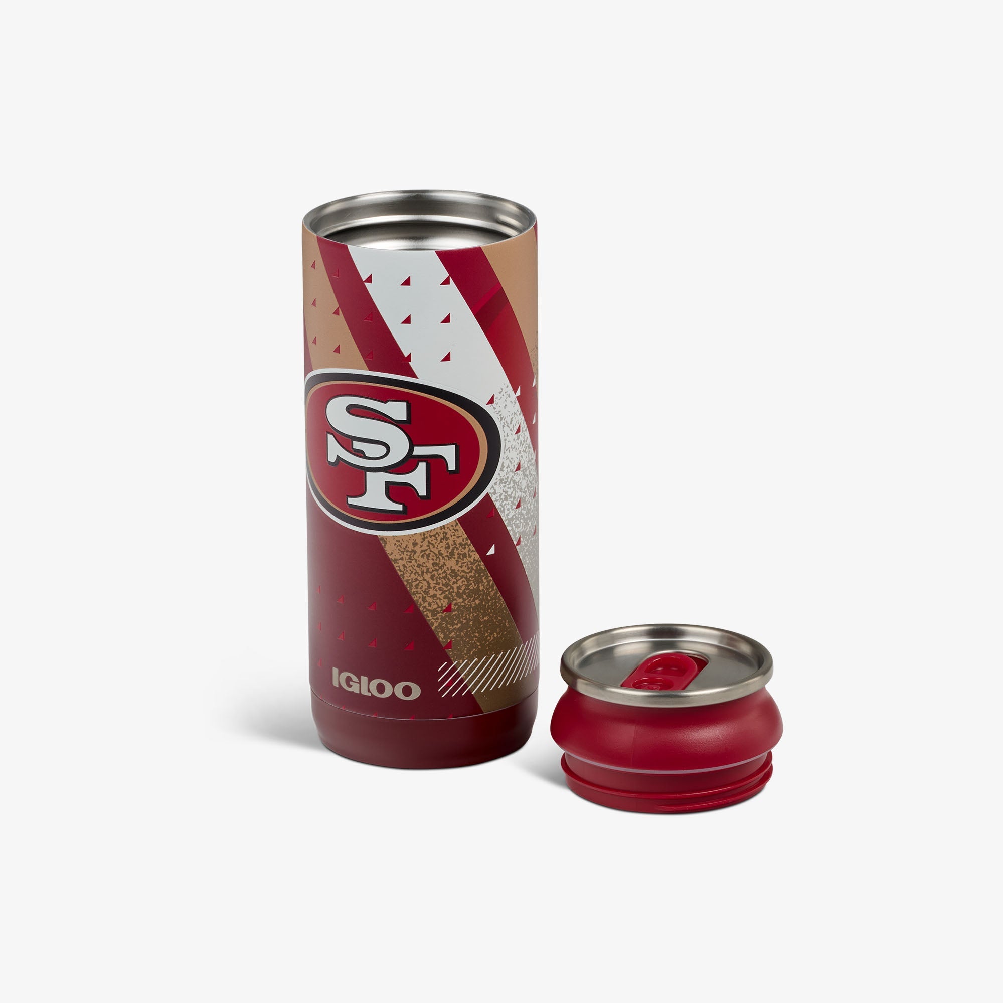 NFL 16 Oz Can T8 - 49ers - Open View