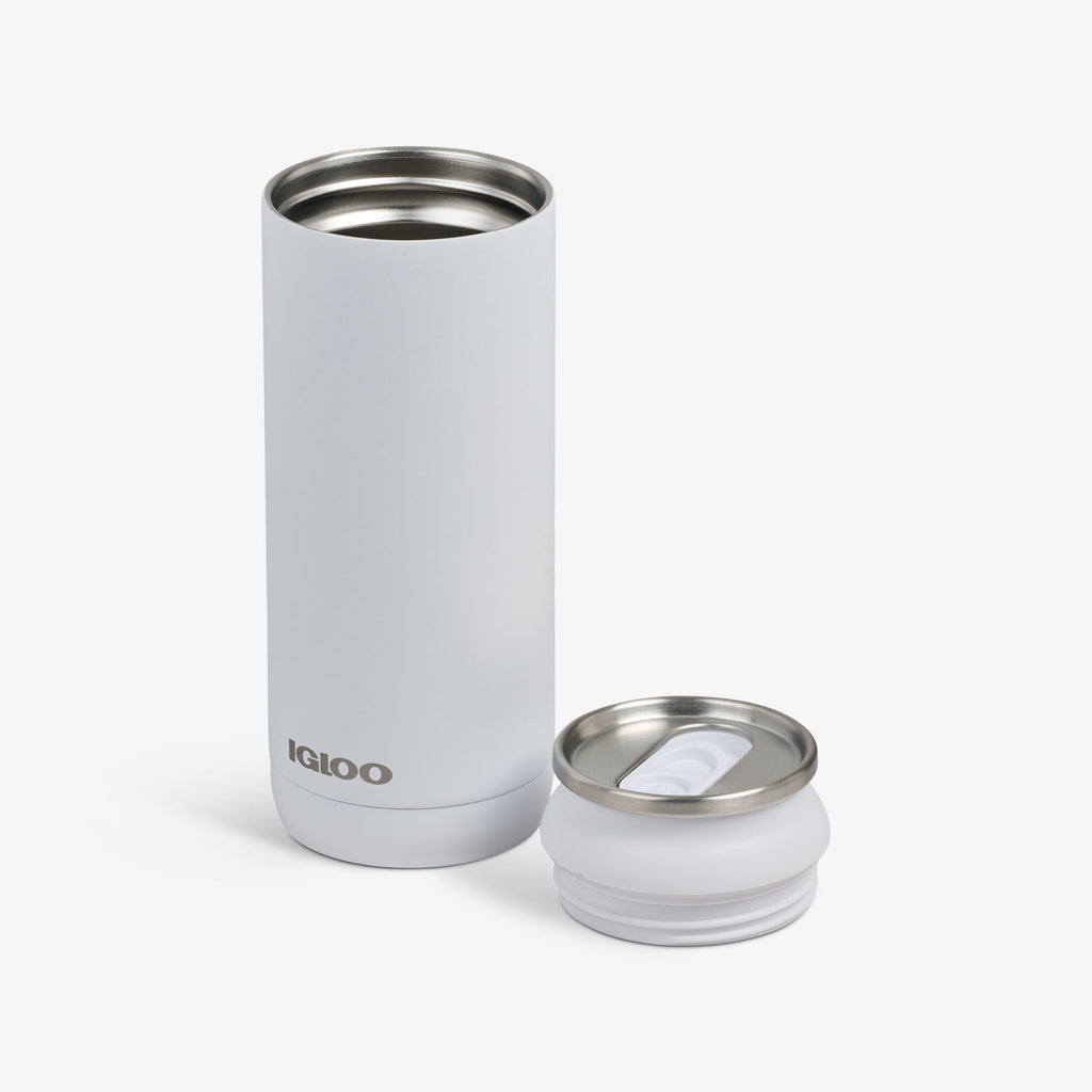 16 Oz Can H4 - White - Open View