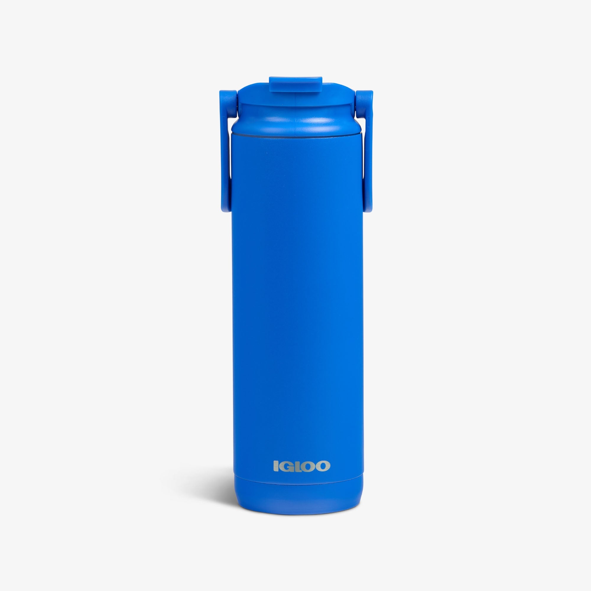 20 Oz Flip ‘n’ Sip Tumbler M3 - Sport Blue - Custom - Front View