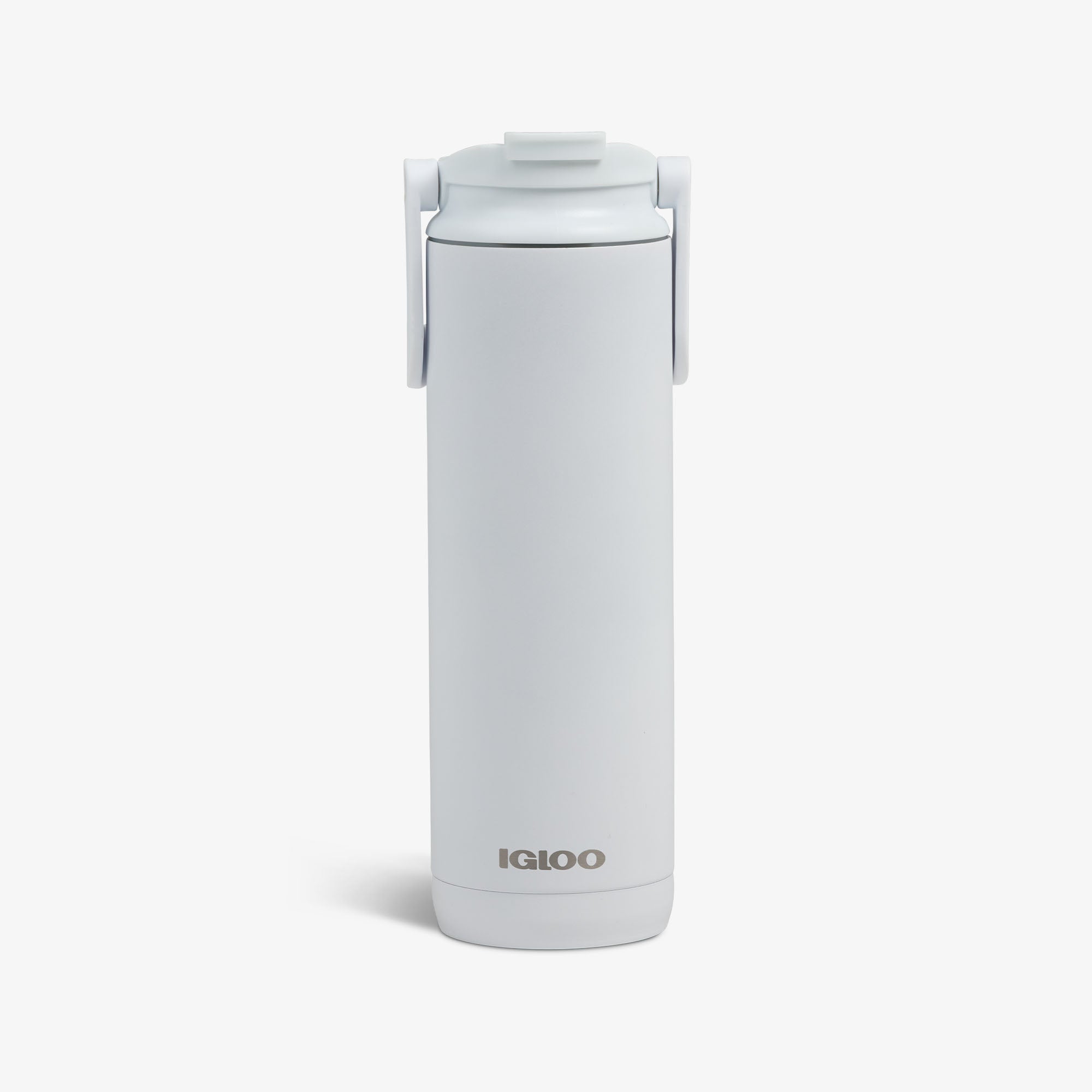 20 Oz Flip ‘n’ Sip Tumbler M3 - White - Custom - Front View