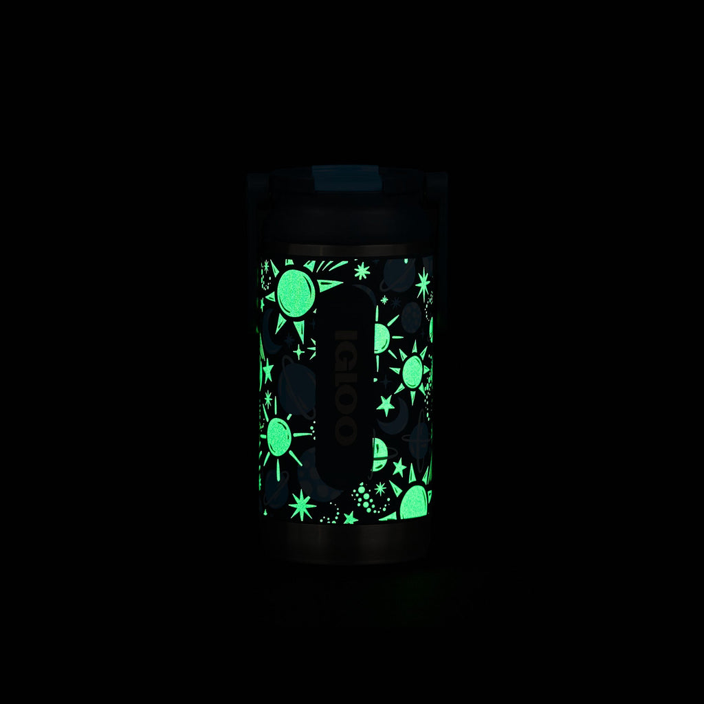 Kids Lunch Glow 12 Oz Sipper Bottle W5 - Cosmic Glow - Product View