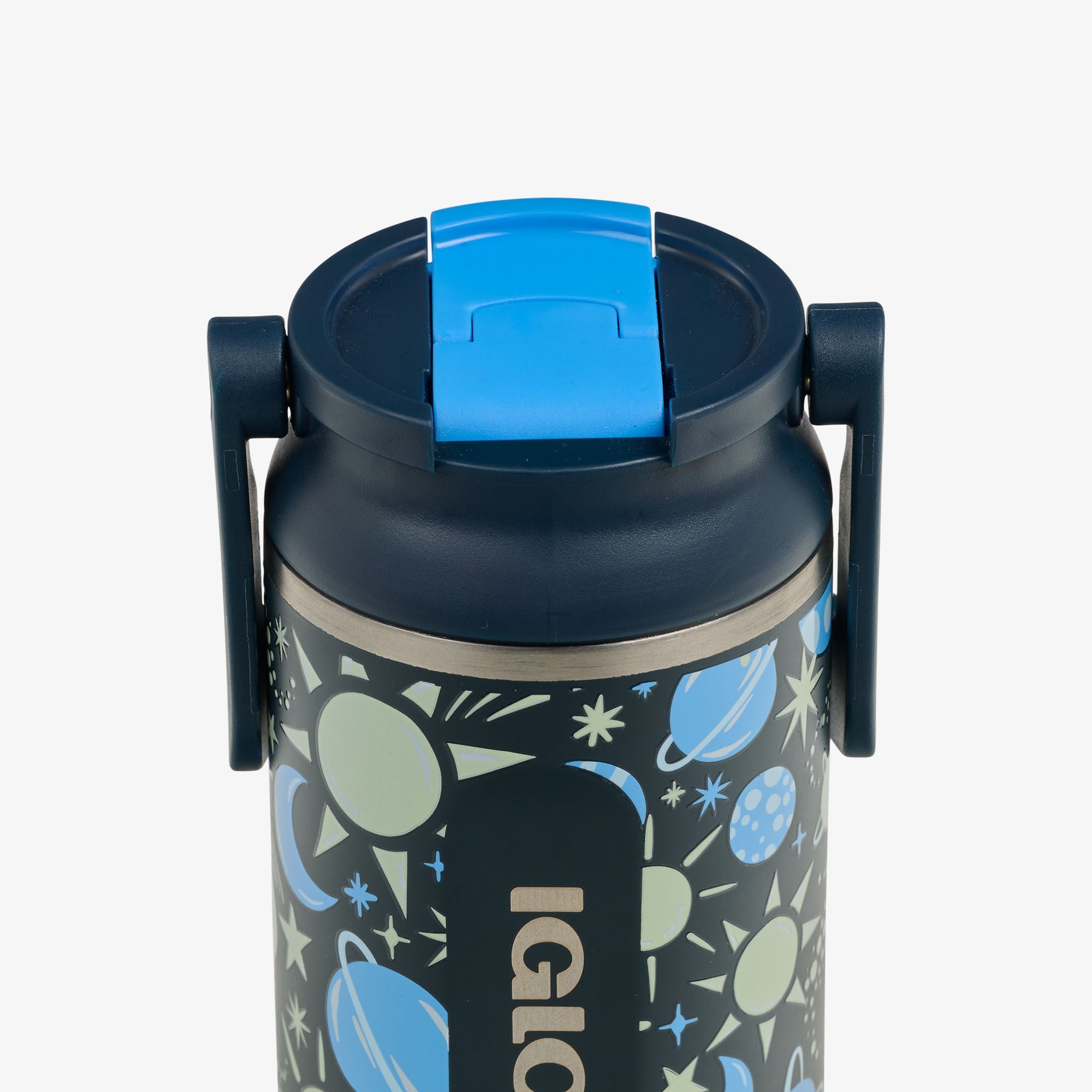 Kids Lunch Glow 12 Oz Sipper Bottle W5 - Cosmic Glow - Product View