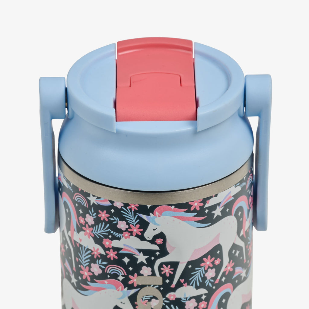 Kids Lunch 12 Oz Sipper Bottle C3 - Unicorns - Product View