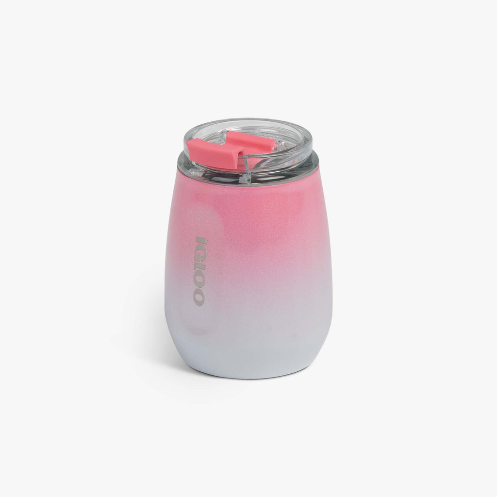 10 Oz Wine Tumbler L2 - Gradient Pink - Product View