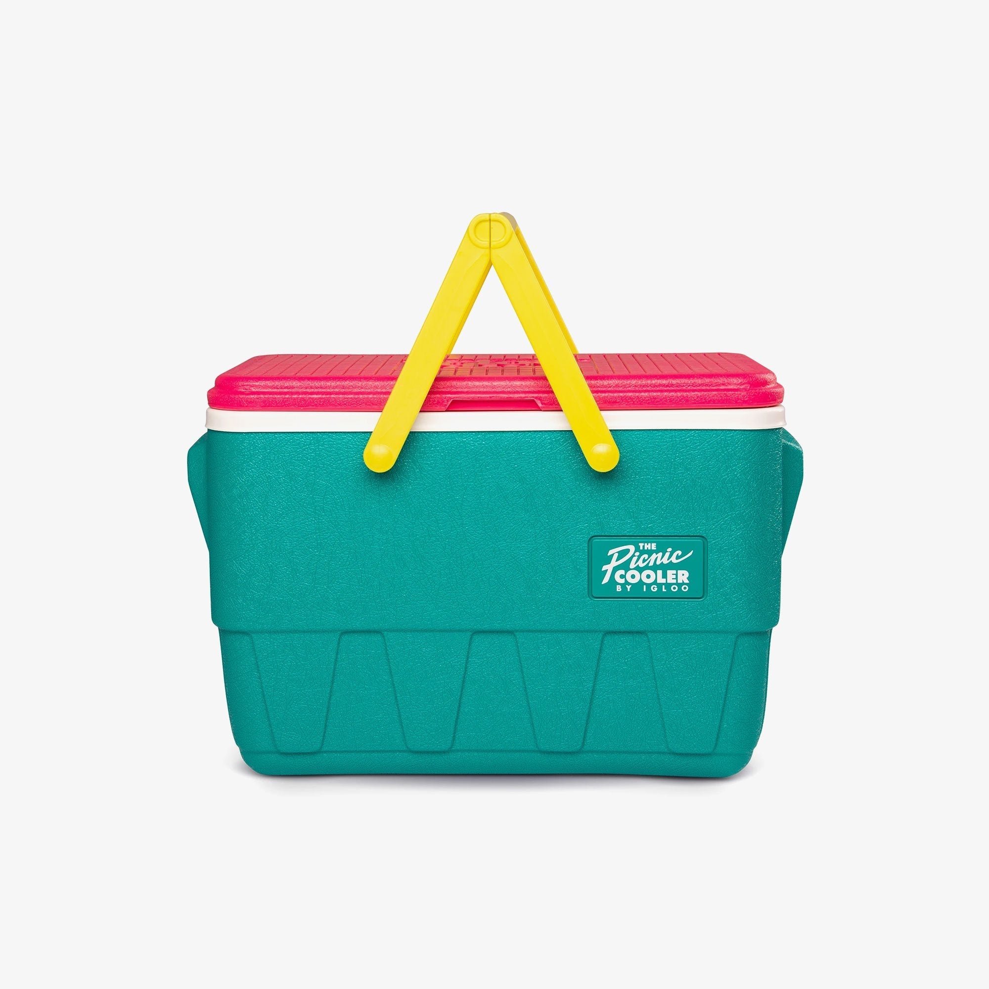 Retro Picnic Basket 25 Qt Cooler U0 - Jade - Product View